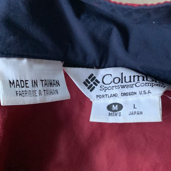 Mens 1980s MICROSOFT Computer Geek Vintage Columbia Brand Red WINDBREAKER Rare - Picture 6 of 16